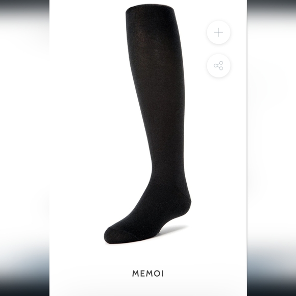 (2) MeMoi Girl's Cotton Sweater Tights Black Sz 12 NEW - Picture 6 of 7